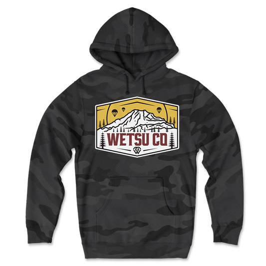 WETSU Mountains Camo Hoodie