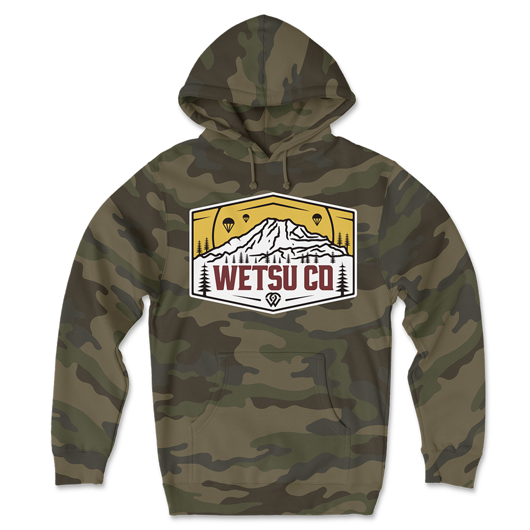 WETSU Mountains Camo Hoodie