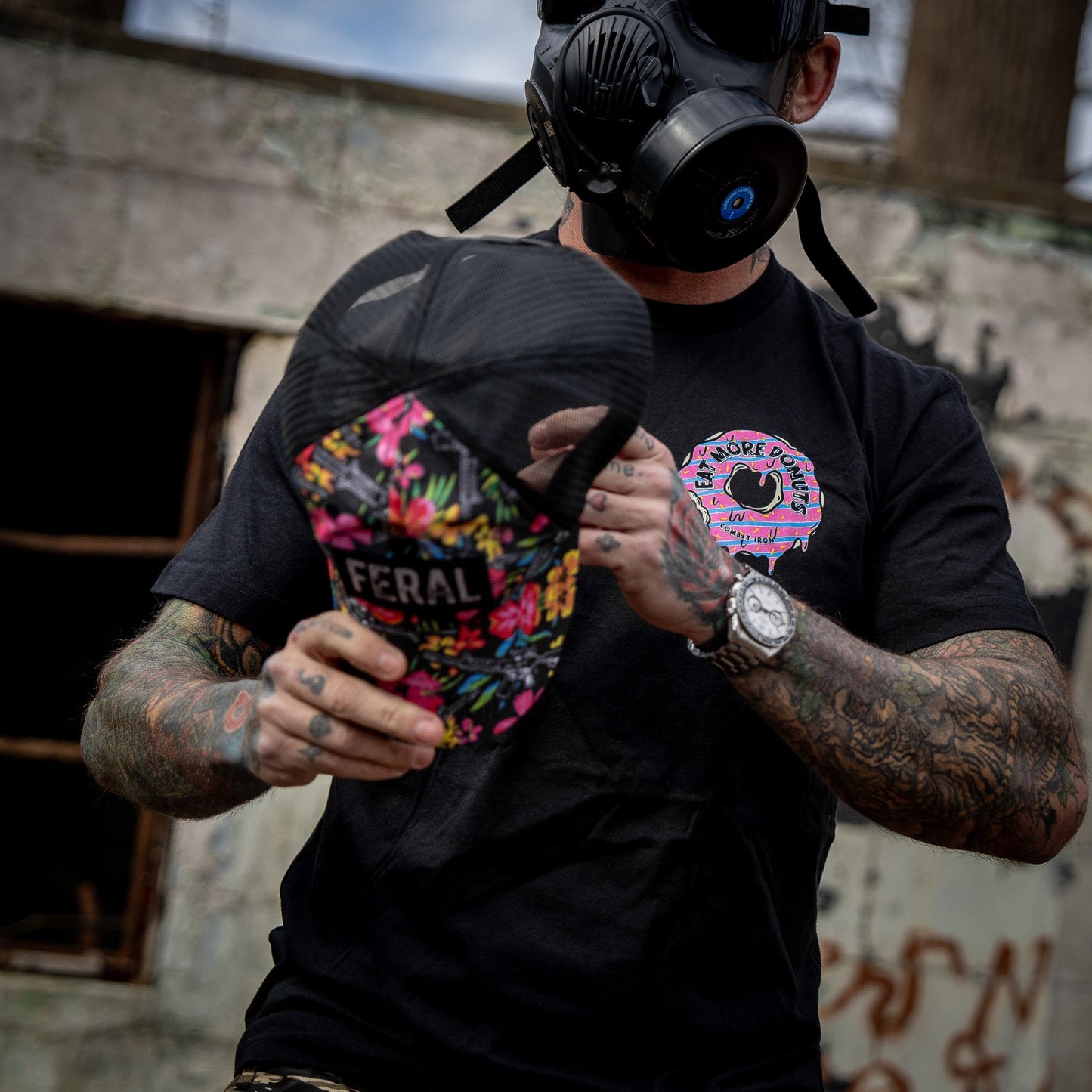 Eat More Donuts So You're Harder To Kidnap Men's T-Shirt