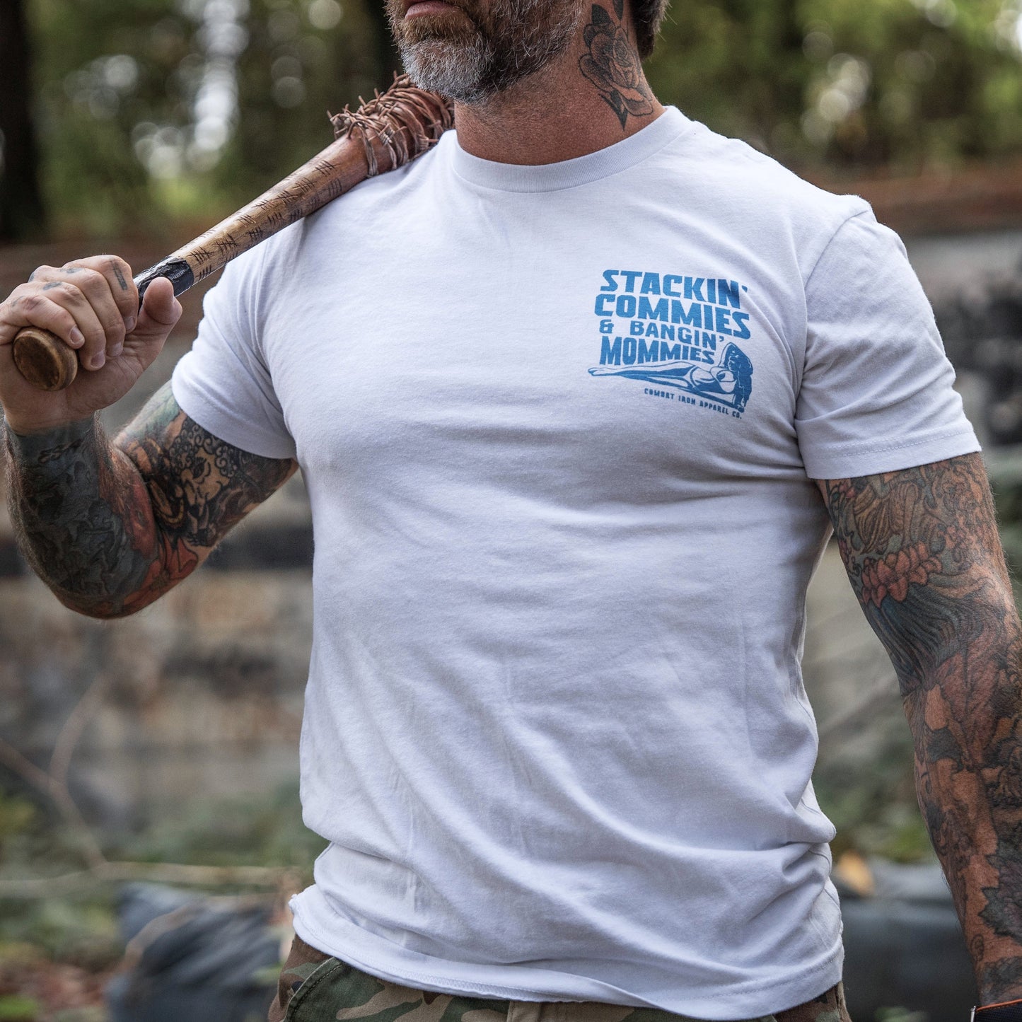 Stackin' Commies & Bangin' Mommies Men's T-Shirt