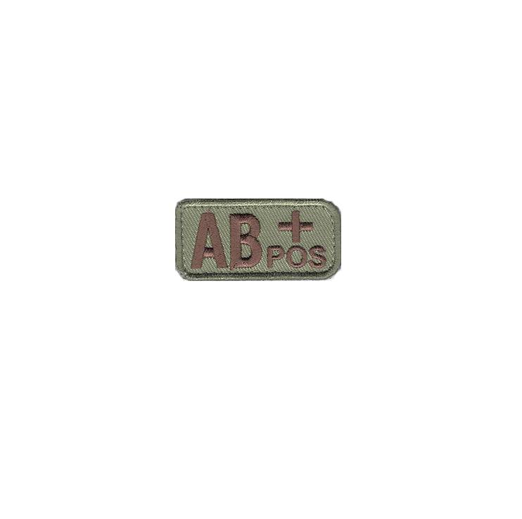 AB+ Blood Type OCP Patch with Hook Fastener