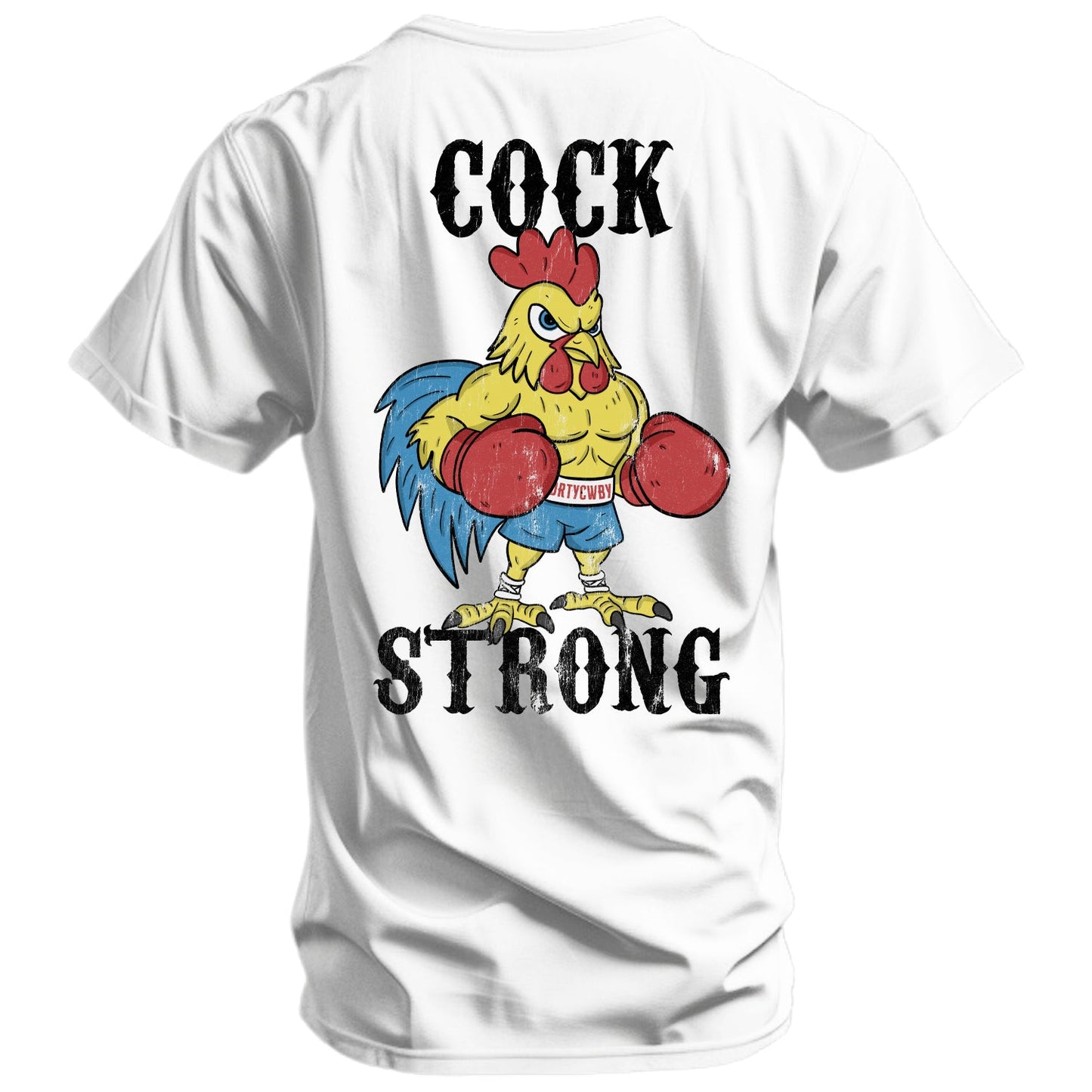 Boxing Chicken C*ck Strong Men's T-Shirt