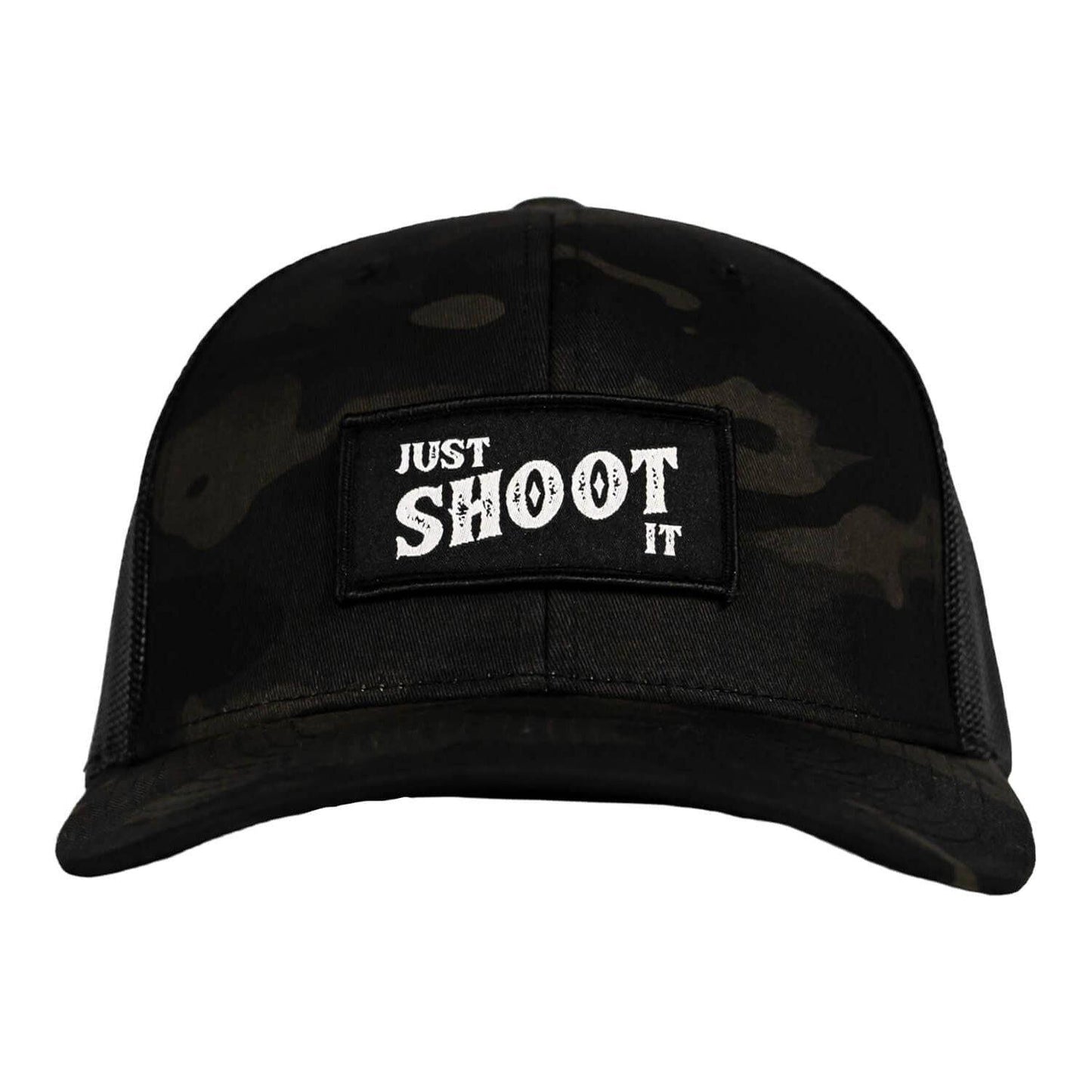 Just Shoot It Patch Snapback Hat