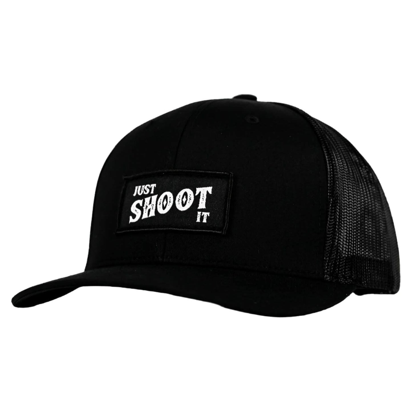Just Shoot It Patch Snapback Hat