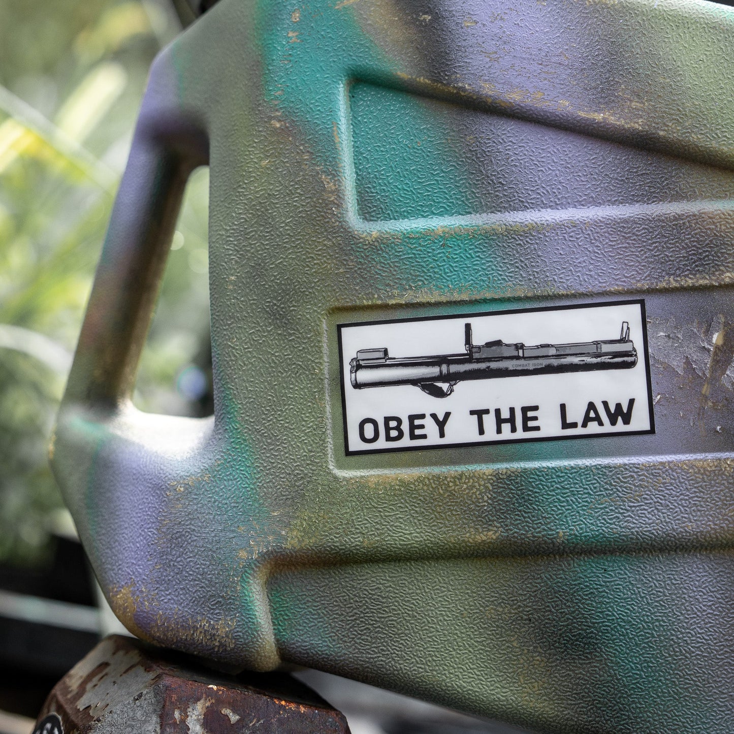 Obey The Law Rocket Launcher Decal