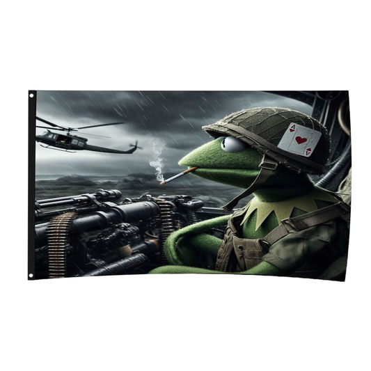 Sesame Sick Of This Place Flag