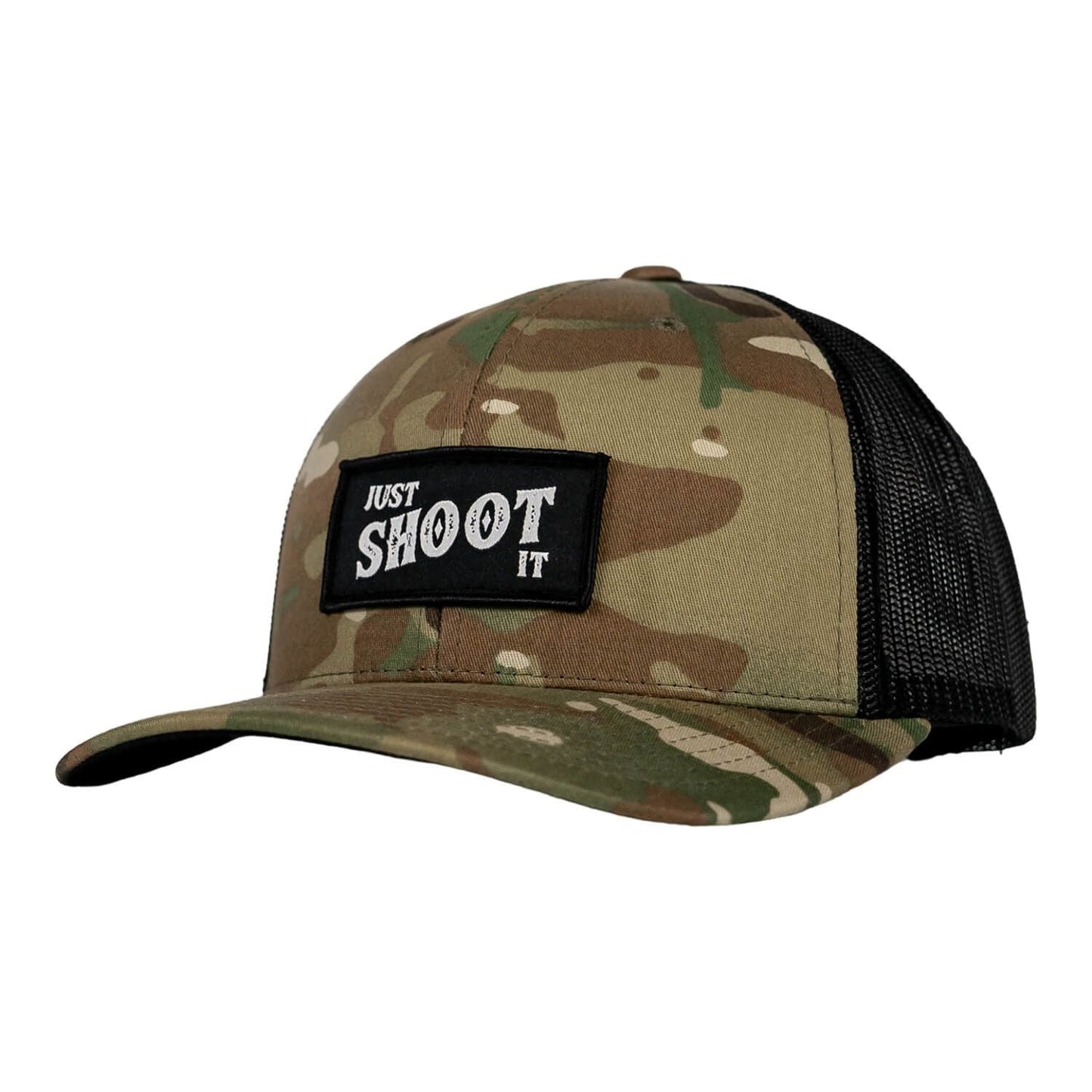 Just Shoot It Patch Snapback Hat