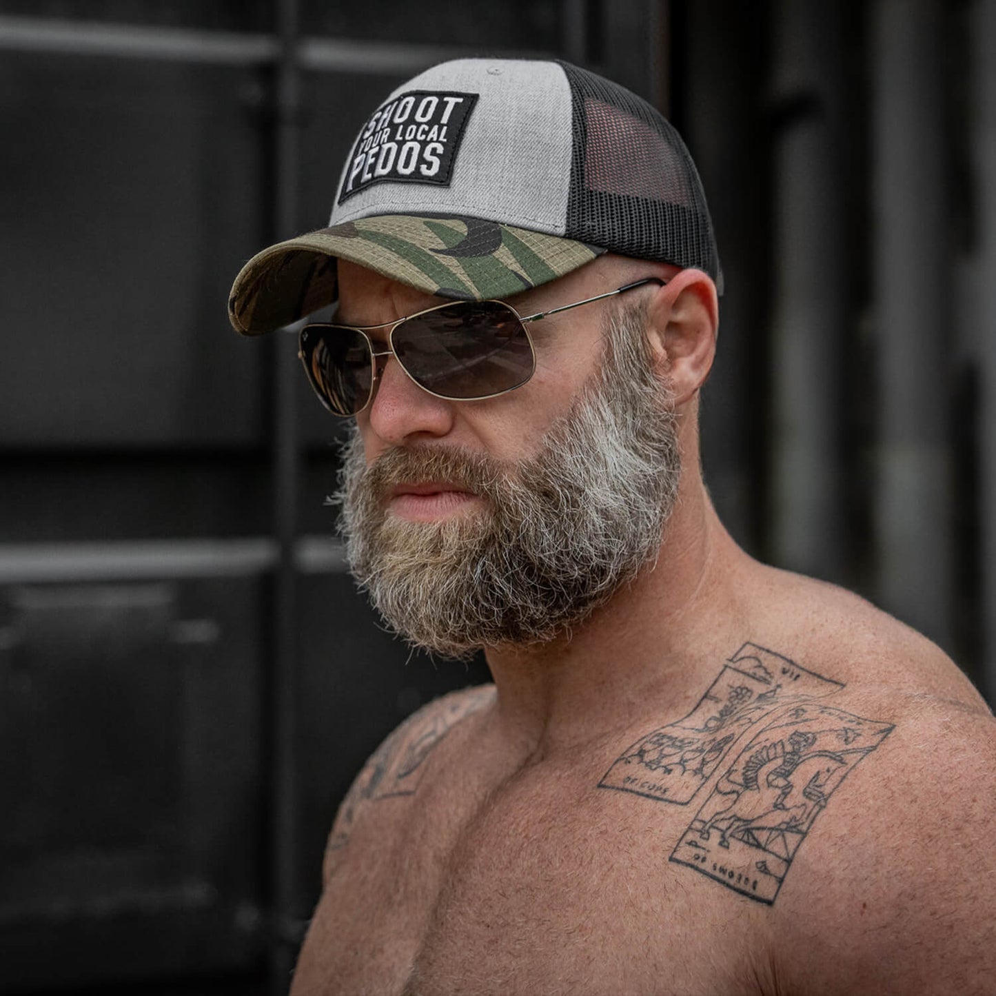 Shoot Your Local Pedo Patch Snapback