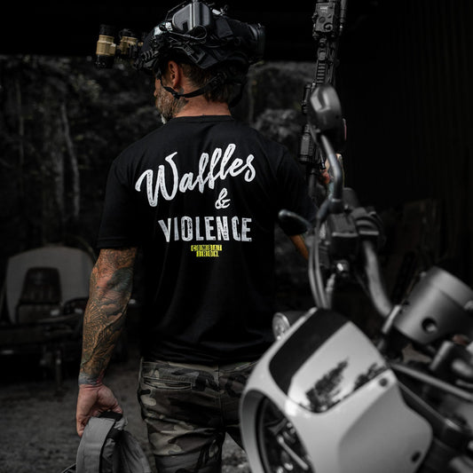 Waffles & Violence Men's T-Shirt