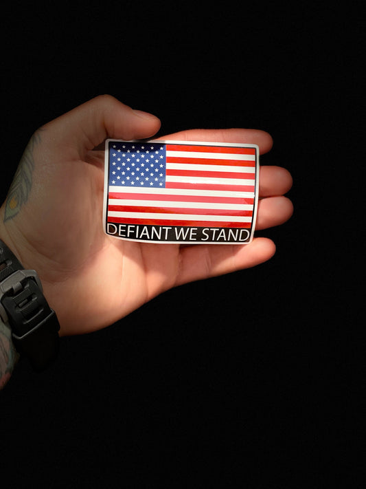 Defiant We Stand Sticker