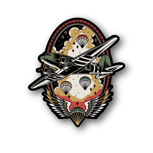 Airborne Traditional Sticker
