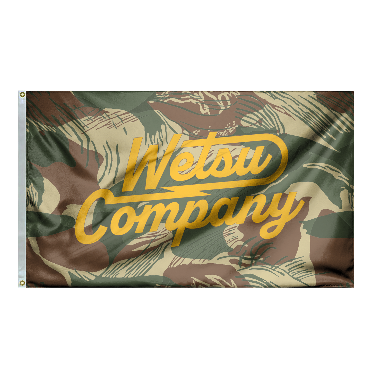 WETSU Strikes Double-Sided Flag