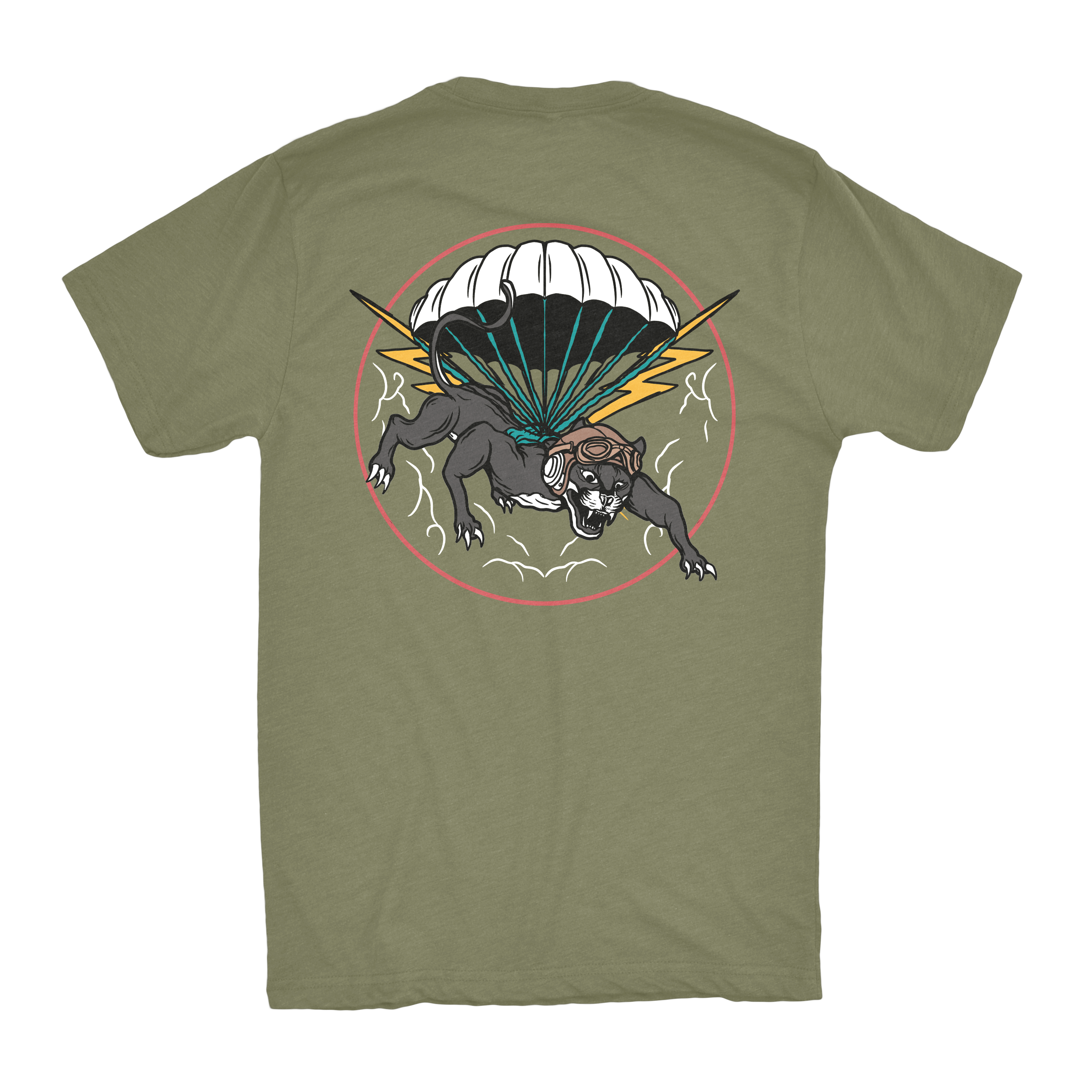 2-503 Cat Patch Remastered Shirt Military Green