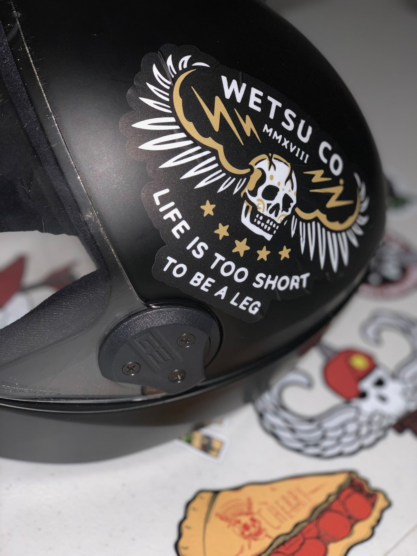 WETSU Airborne Logo Sticker