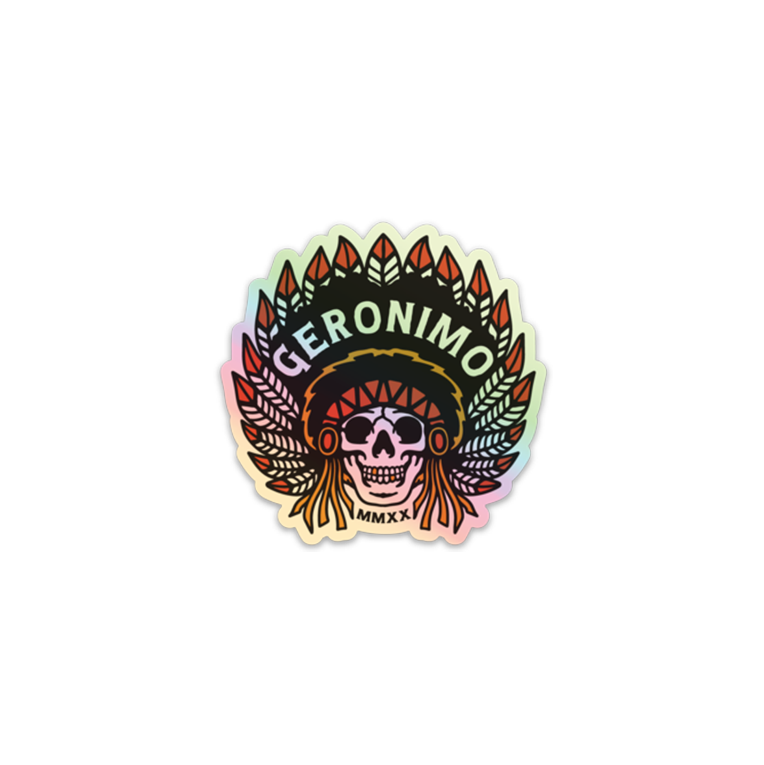 Live Well Geronimos Mini Holographic Sticker