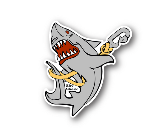 Sky Shark Sticker