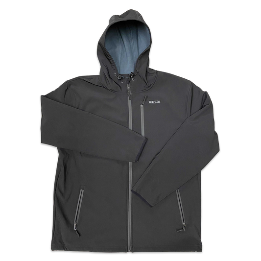 WETSU Rugged Black Soft Shell Jacket