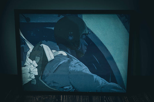 A Historic Leap Framed Poster