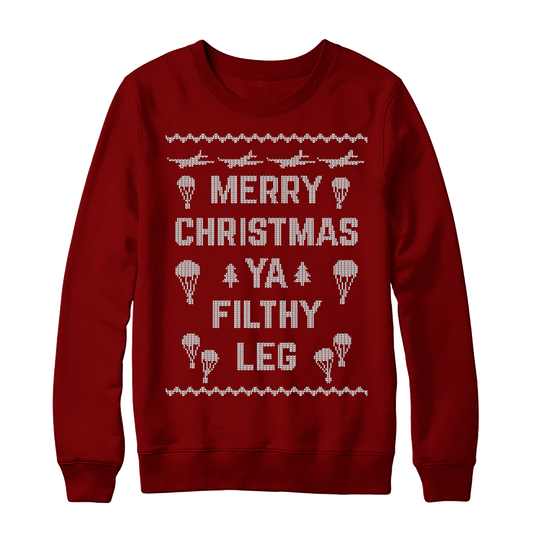 Ya Filthy Leg Christmas Sweatshirt