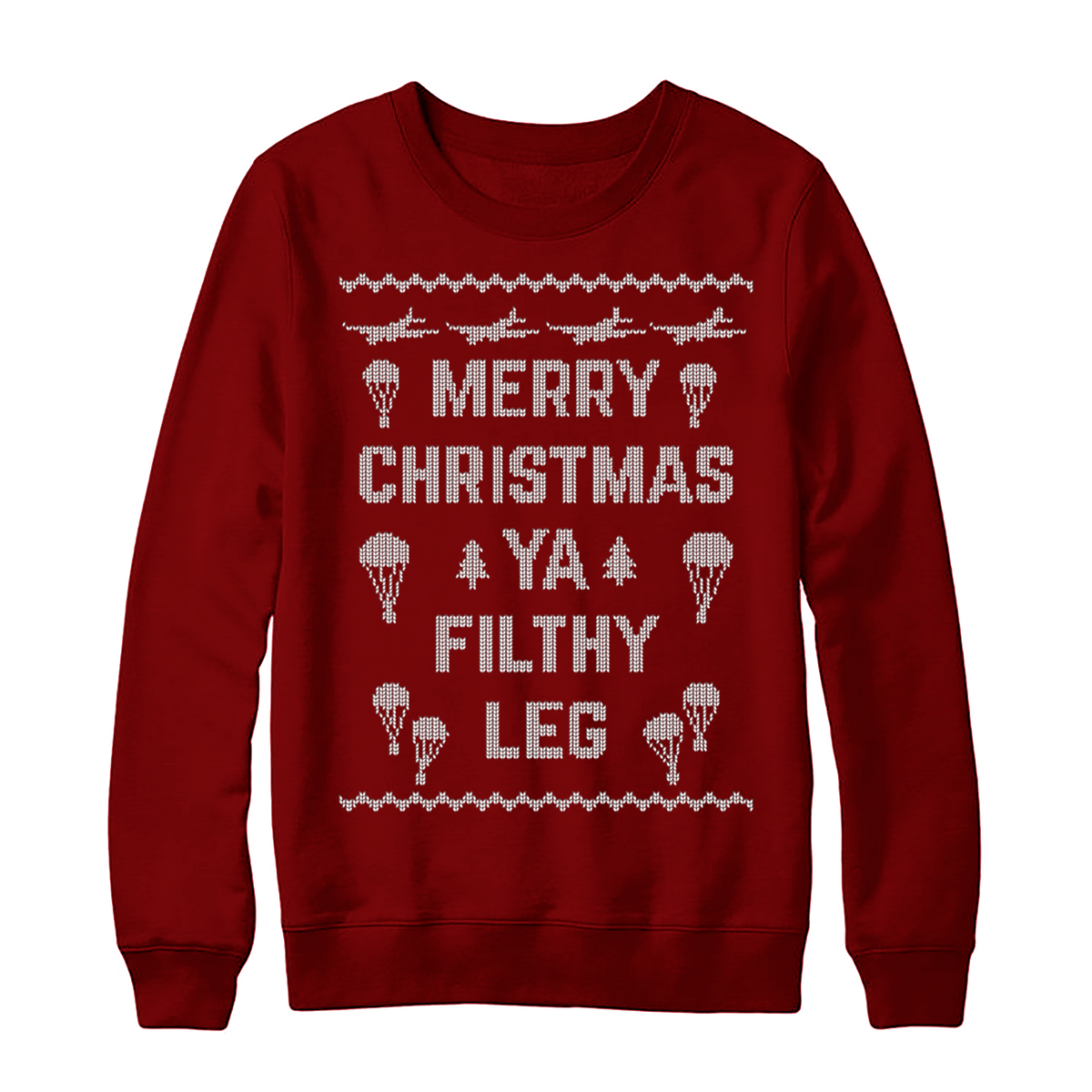 12 Shamelessly Ugly Christmas Sweater Workout Leggings on