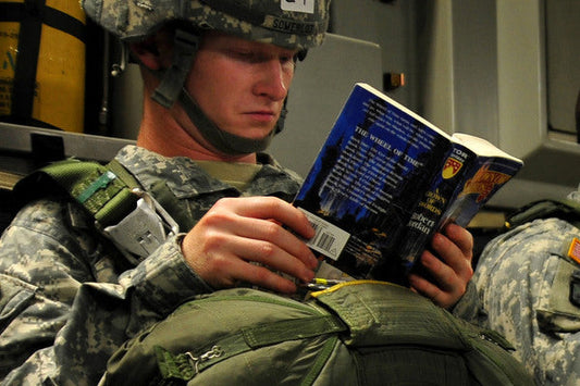You can Jump from a plane. How about jumping into a book?