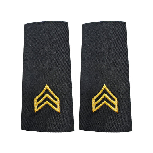 U.S. Army E5 Sergeant Shoulder Marks - Male (Large)