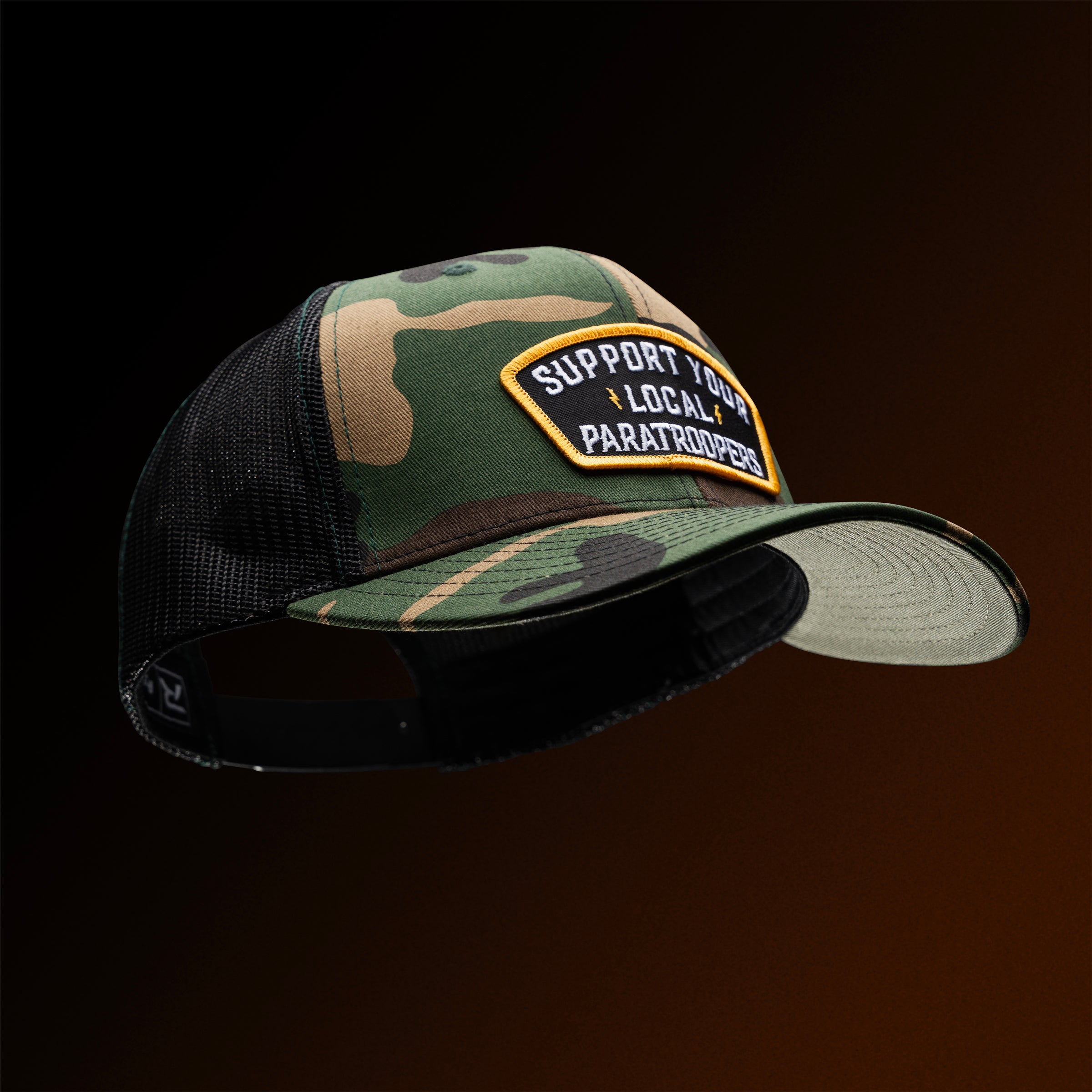 Support Your Local Paratroopers Patch Trucker Hat