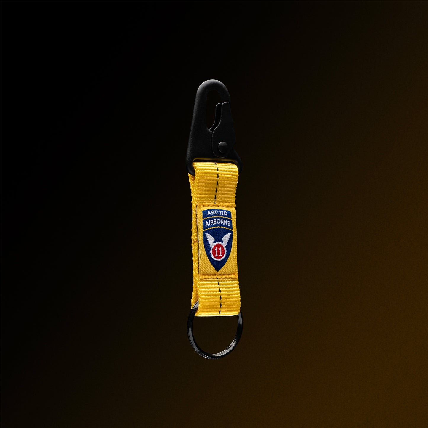 2-Below-Bite Static Line Lanyard Keychain (11th Airborne Versions)