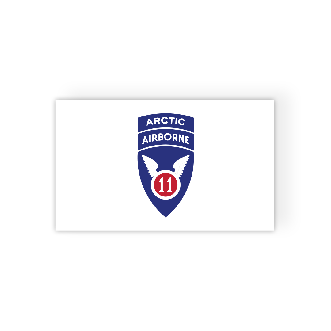 11th Unit Flag Sticker