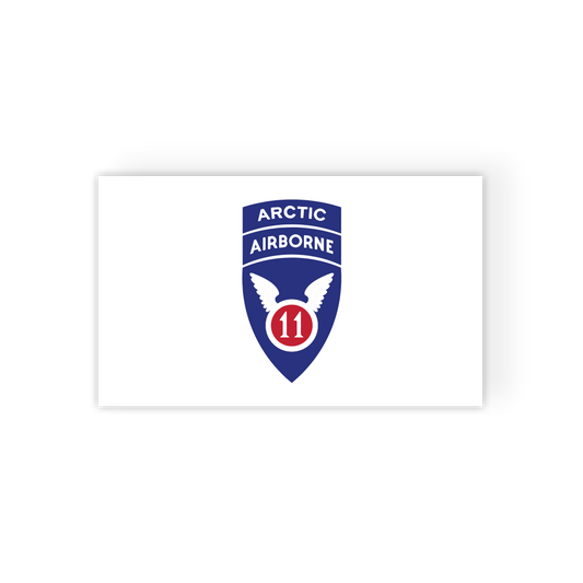 11th Unit Flag Sticker