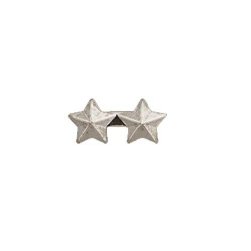 US Army Star 3/16 Double Silver Ribbon Device
