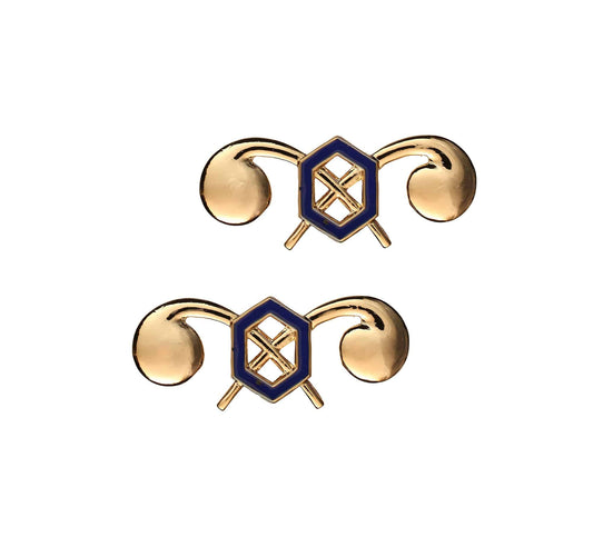 U.S. Army Chemical Officer Branch STA-BRITE® Pin-on (pair)