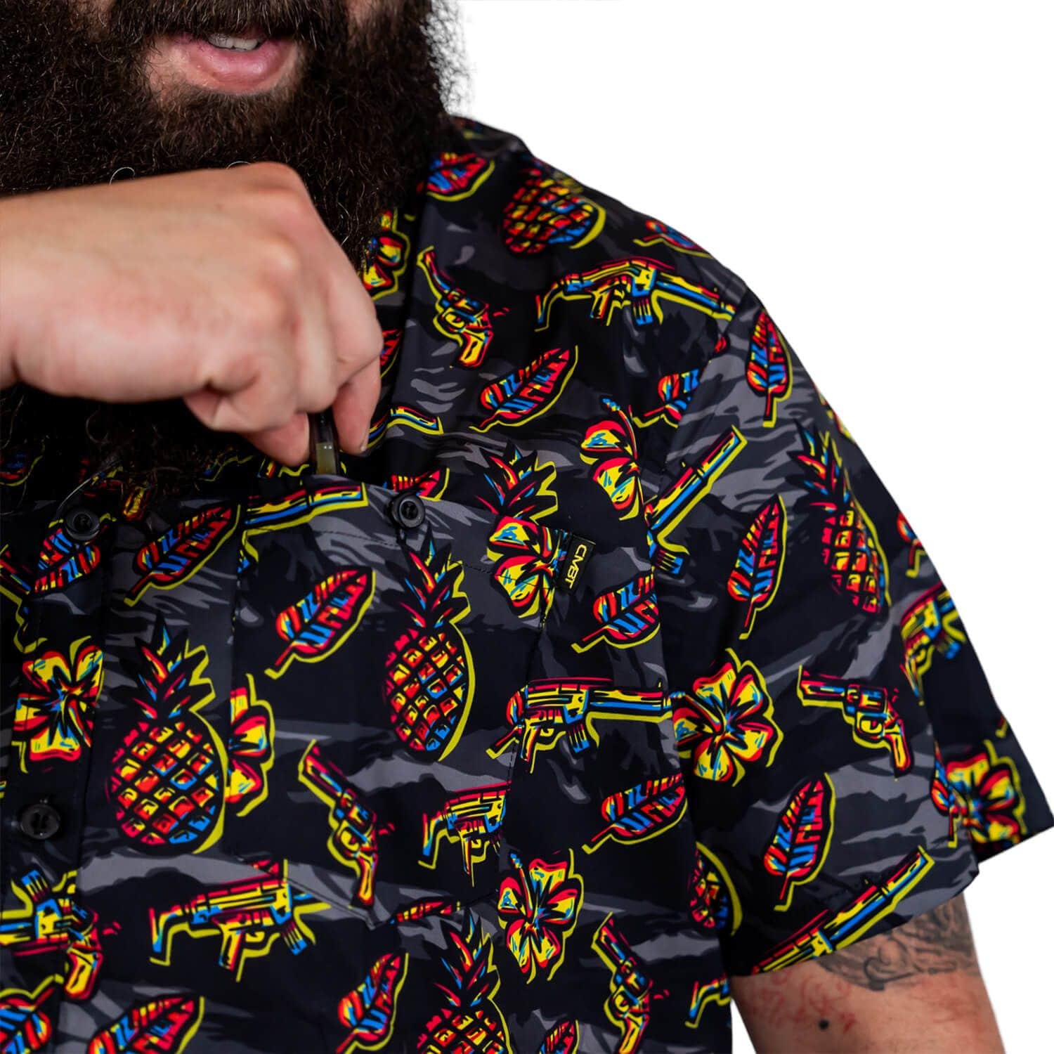 Men's Flex Button Up