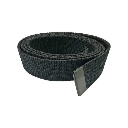US Army Cotton Belt Black with Black Tip (each)