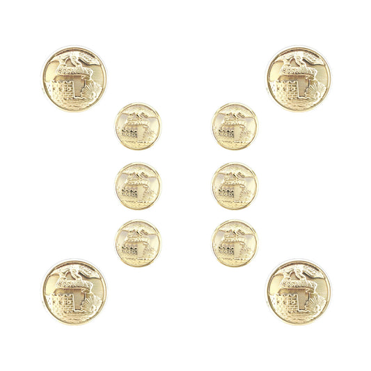 US Army Female Engineer STA-BRITE® Button Set