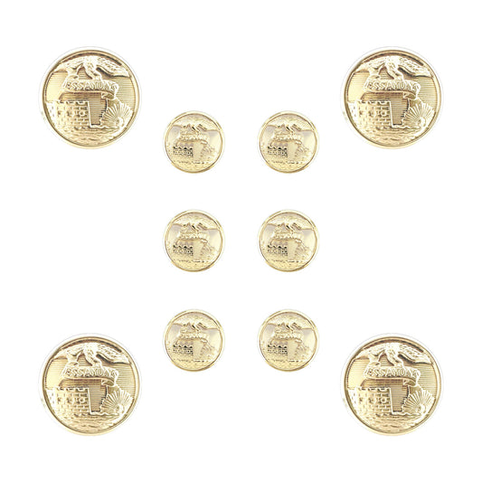 US Army Male Engineer STA-BRITE® Button Set