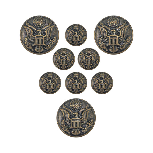 US Army AGSU Male STA-BRITE® Button Set