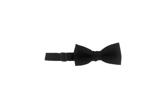 Black Wrap Around  Bow Tie