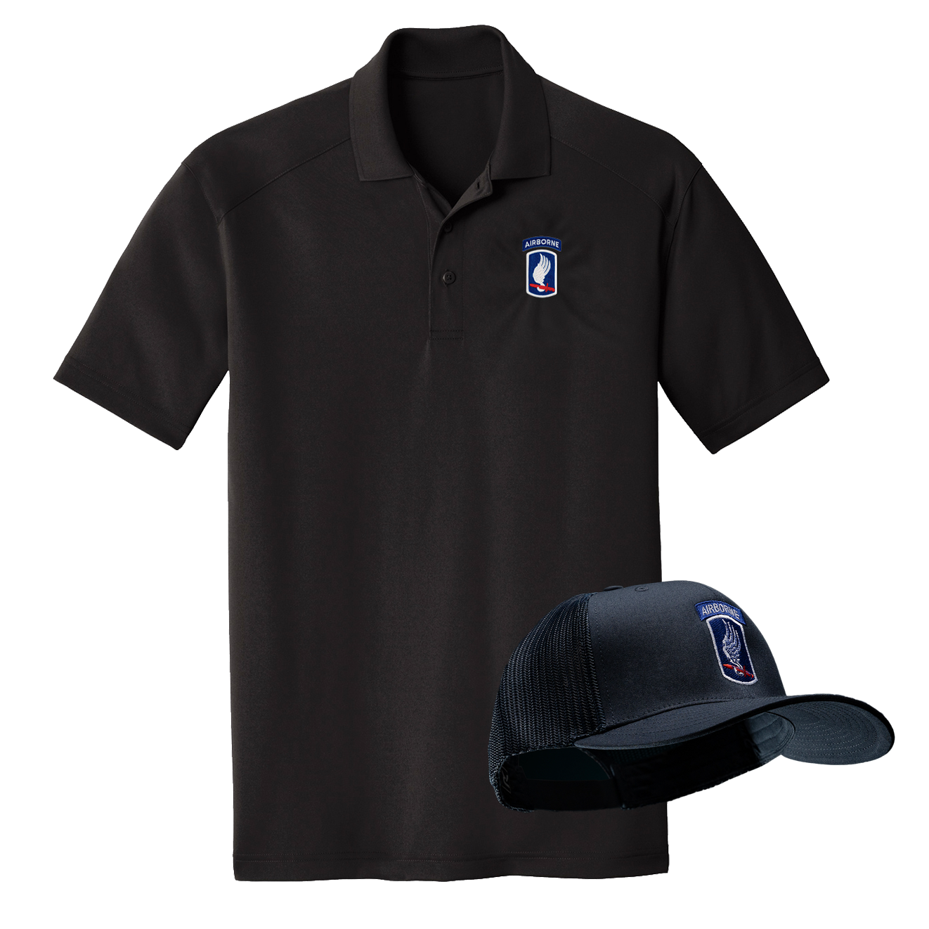 173rd Trucker Hat / Lightweight Polo Pack