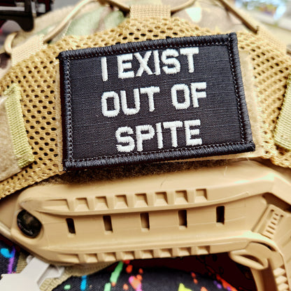 As Seen on Socials - I Exist Out of Spite - 2x3 Patch - Multiple Variants