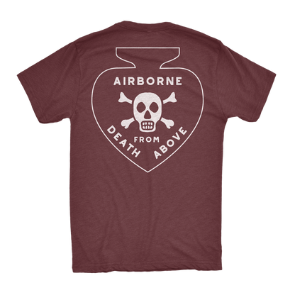 Vietnam Airborne Death Spade Athletic Shirt