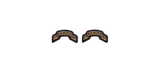 U.S. Army 75th Ranger Regiment 1st Battalion OCP Scroll with Hook Fastener (pair)