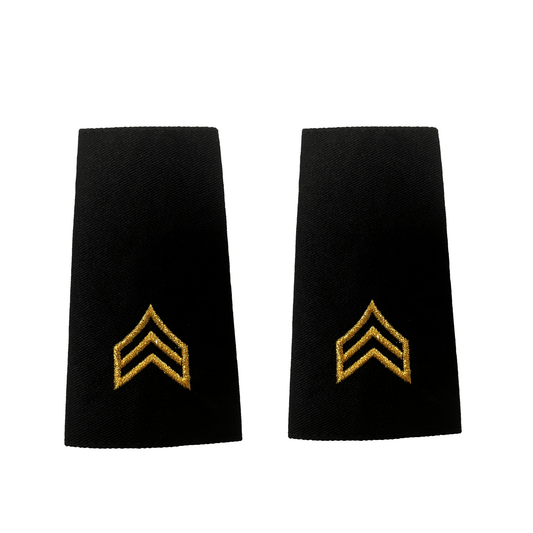 Police Sergeant black Epaulet