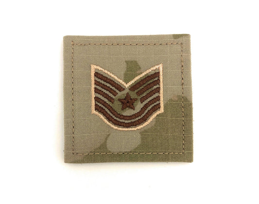 U.S. Air Force E6 Technical Sergeant OCP Spice Brown with Hook Fastener