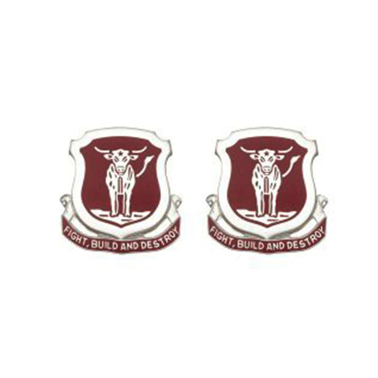 U.S. Army 39th Engineer Battalion Unit Crest (Pair)