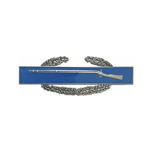 Combat Infantry 1AWD Badge Silver-Oxidized STA-BRITE®