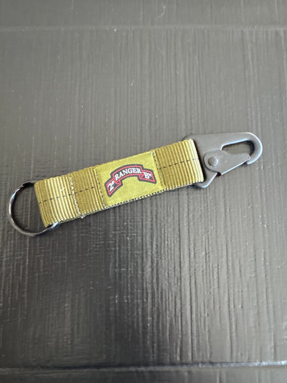 4-in-the-Hand OD Green Lanyard Keychain