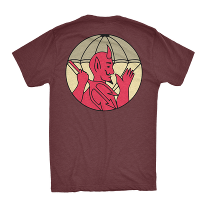 504th Parachute Infantry Regiment Vintage Devil Athletic Shirt