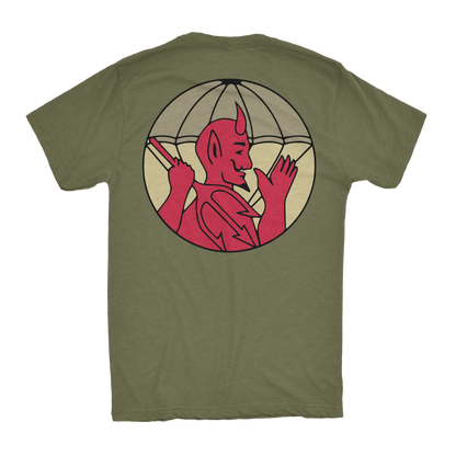 504th Parachute Infantry Regiment Vintage Devil Athletic Shirt