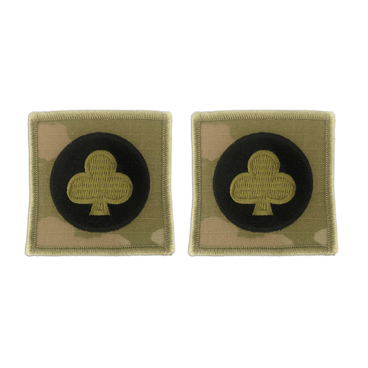 Club With ROTC 2nd LT Dot OCP Helmet Patch